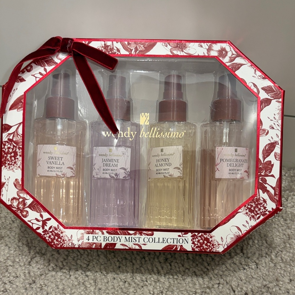 Wendy Bellissimo Body Mist Set - Cream, Purple, Tan